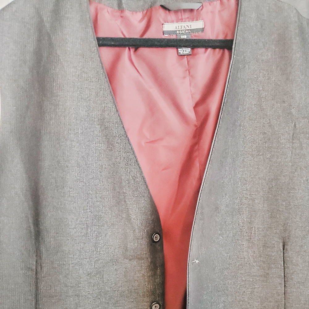 Alfani Gray vest 3XB